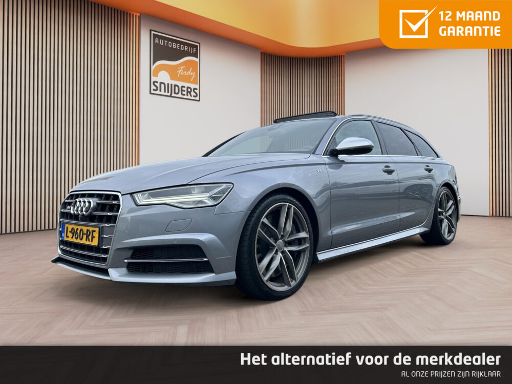 Audi A6 Avant 4.0 TFSI S6 S-LINE Pro Line Plus – 12 MND GARANTIE | Panorama | LED+ | Valcona leer | Bose Surround | Carbon -RIJKLAAR