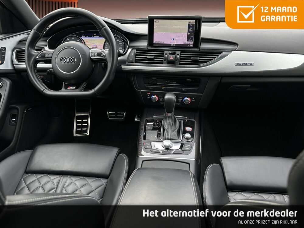 Audi A6 Avant 4.0 TFSI S6 S-LINE Pro Line Plus – 12 MND GARANTIE | Panorama | LED+ | Valcona leer | Bose Surround | Carbon -RIJKLAAR