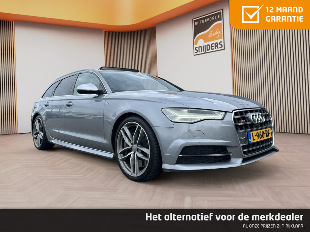 Audi A6 Avant 4.0 TFSI S6 S-LINE Pro Line Plus – 12 MND GARANTIE | Panorama | LED+ | Valcona leer | Bose Surround | Carbon -RIJKLAAR