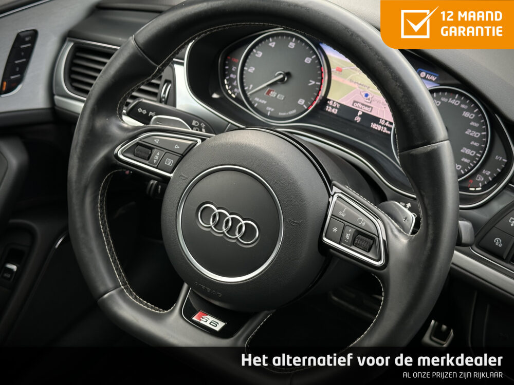 Audi A6 Avant 4.0 TFSI S6 S-LINE Pro Line Plus – 12 MND GARANTIE | Panorama | LED+ | Valcona leer | Bose Surround | Carbon -RIJKLAAR