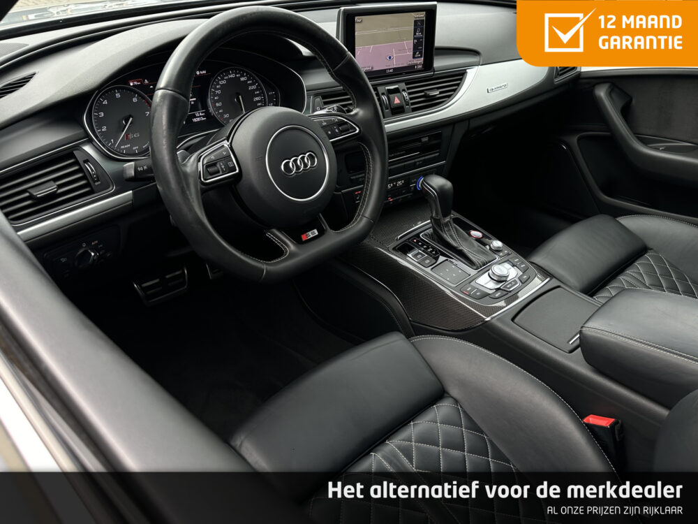 Audi A6 Avant 4.0 TFSI S6 S-LINE Pro Line Plus – 12 MND GARANTIE | Panorama | LED+ | Valcona leer | Bose Surround | Carbon -RIJKLAAR