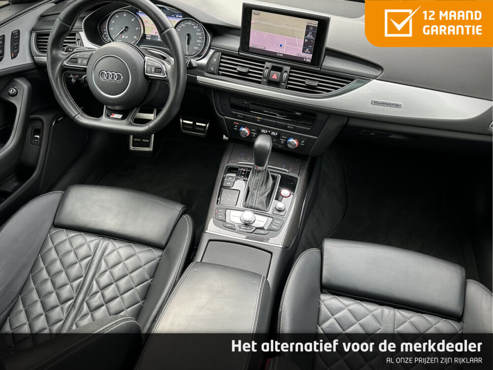 Audi A6 Avant 4.0 TFSI S6 S-LINE Pro Line Plus – 12 MND GARANTIE | Panorama | LED+ | Valcona leer | Bose Surround | Carbon -RIJKLAAR