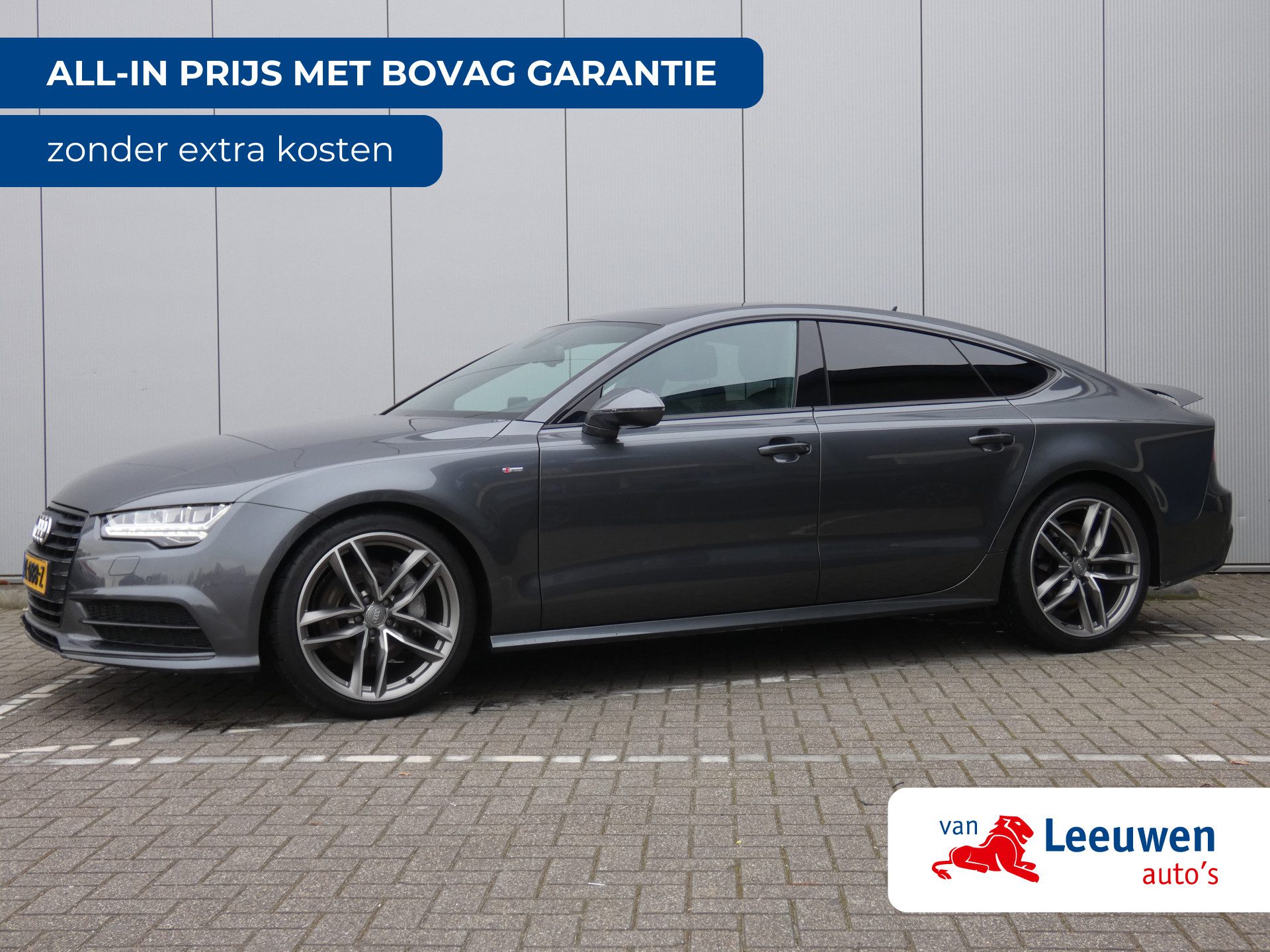 Audi A7 Sportback 2.0 TFSI quattro S line edition | Schuifdak | Leder | Side Assist | Keyless | Org. Nederlands