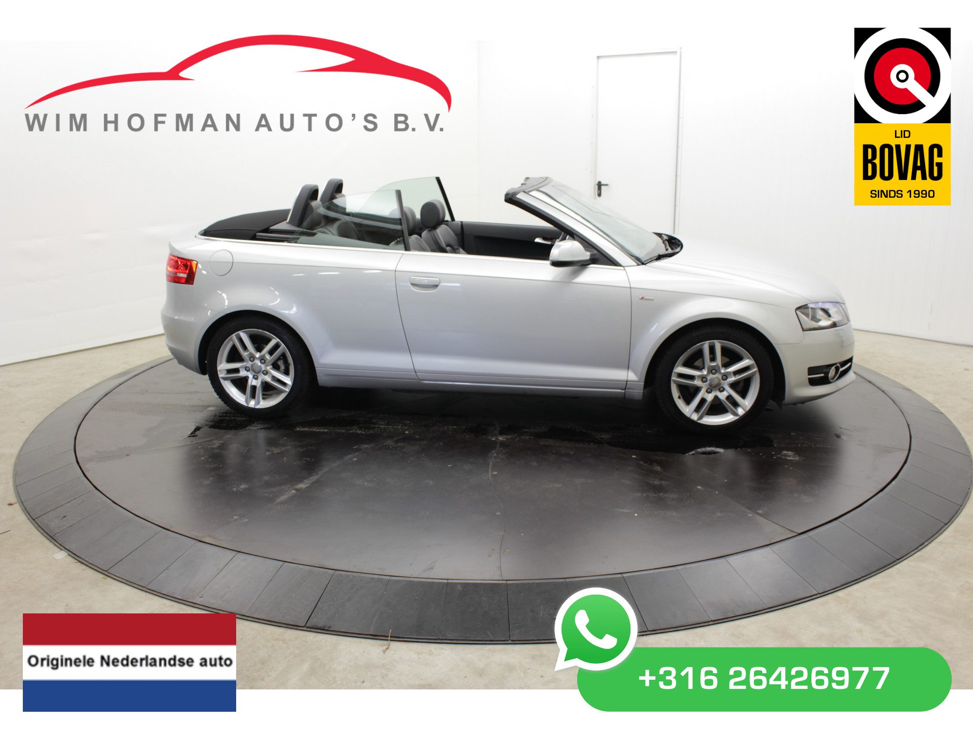 Audi A3 Cabriolet 105PK Sport Vol Leder S-Line Navi Stoelv. PDC Clima NL auto