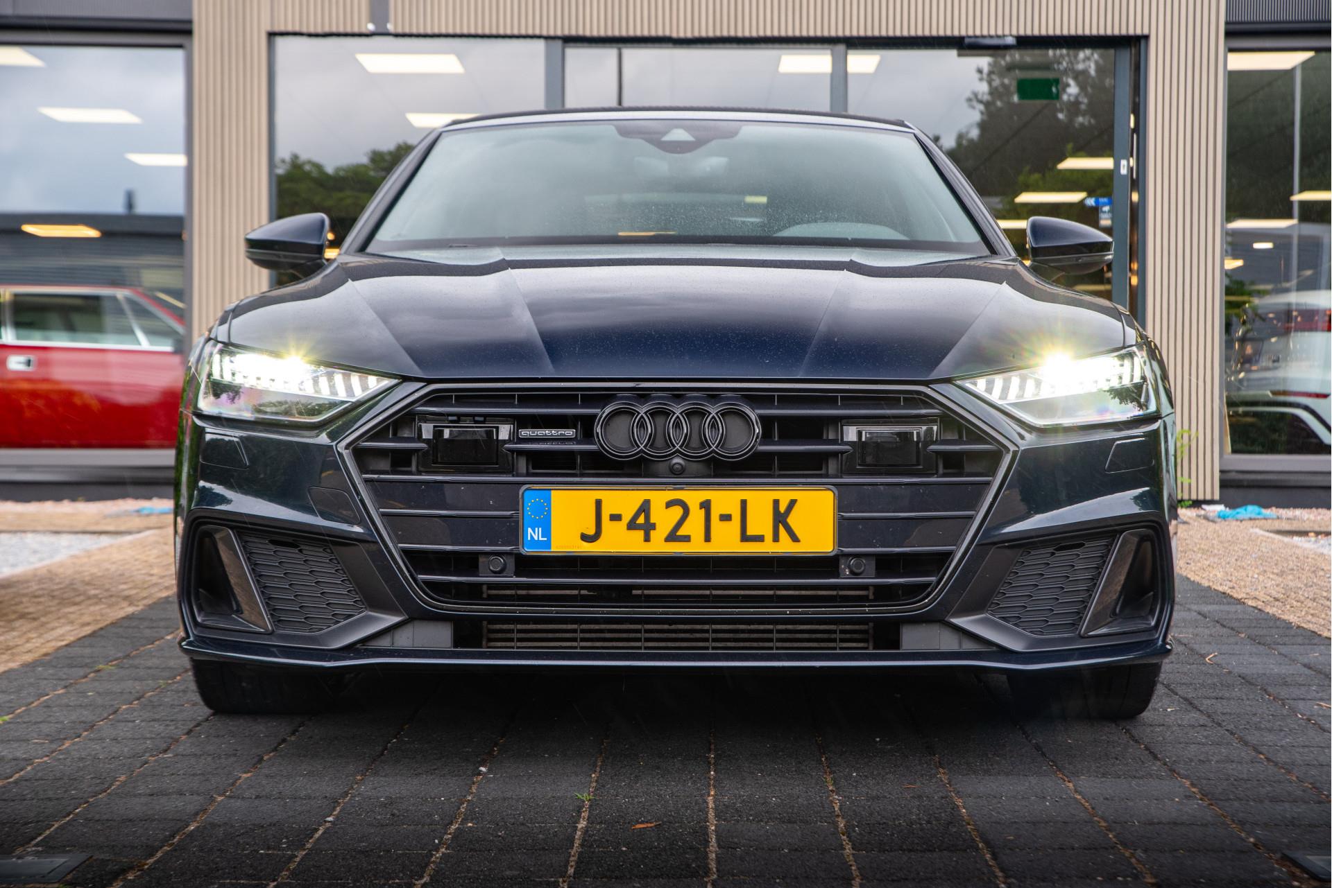 Audi A7 Sportback 45 TFSI quattro Pro Line S 360 Camera B&O 360 Camera B&O Memory 21″ LMV ACC Keyless Ambient Achterbank Verw. Stoelverw.