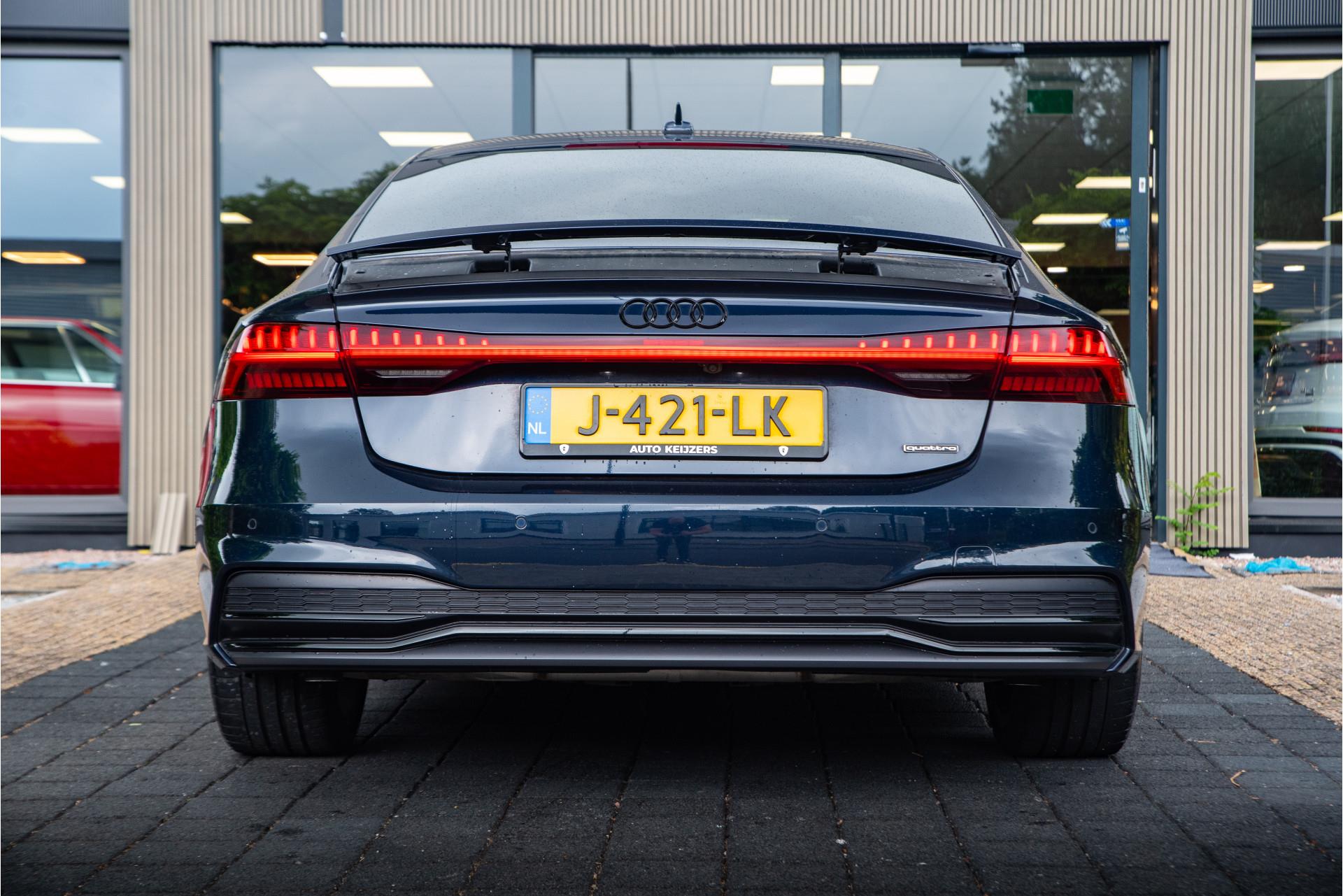 Audi A7 Sportback 45 TFSI quattro Pro Line S 360 Camera B&O 360 Camera B&O Memory 21″ LMV ACC Keyless Ambient Achterbank Verw. Stoelverw.