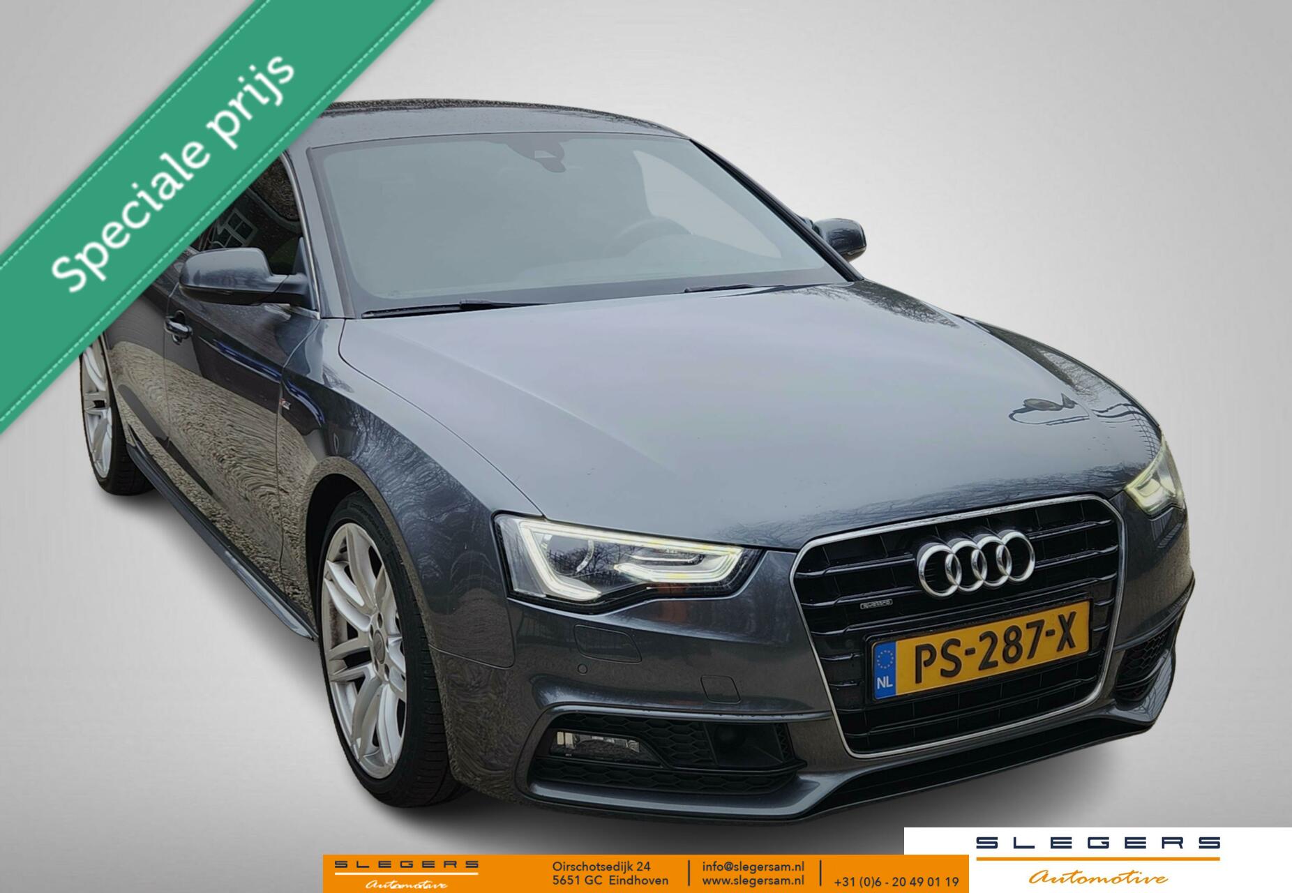 Audi A5 Sportback 2.0 TDI quattro Adrenalin Sport  Audi A5 Sportback 2.0 TDI quattro Adrenalin Sport  zeer compleet met winterbanden set meerprijs 500 Euro