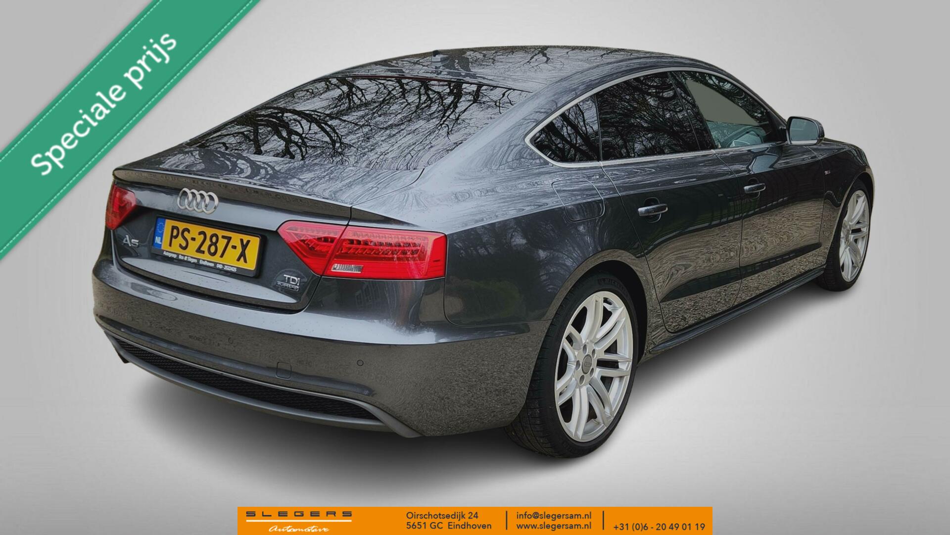 Audi A5 Sportback 2.0 TDI quattro Adrenalin Sport  Audi A5 Sportback 2.0 TDI quattro Adrenalin Sport  zeer compleet met winterbanden set meerprijs 500 Euro