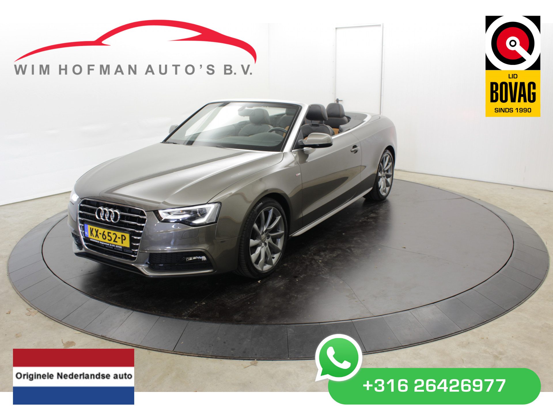 Audi A5 Cabriolet 1.8 TFSI 2x S-Line Vol Leder Camera B&O Navi Cruise NL Auto