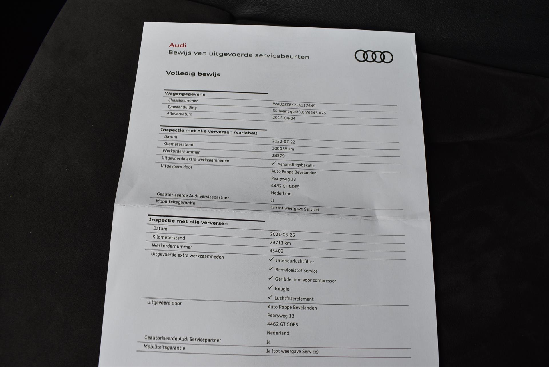 AUDI A4 Avant S4 3.0 TFSI 333pk Quattro