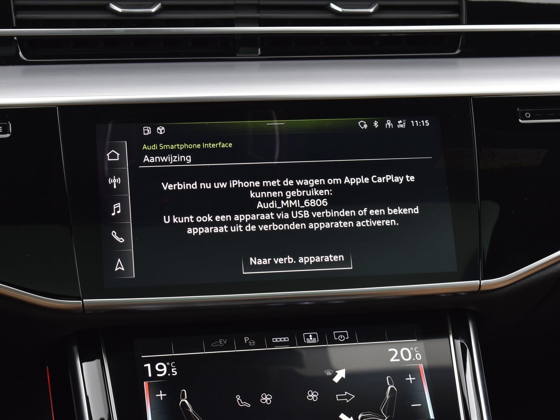 Audi A8 60 TFSIe Quattro Lang Pro Line Plus | B&O 3D Sound | ACC | Luchtvering | Servosluiting | 360 Camera | Panoramadak | 20” Inch | Garantie t/m 23-04-2025 of 100.000km