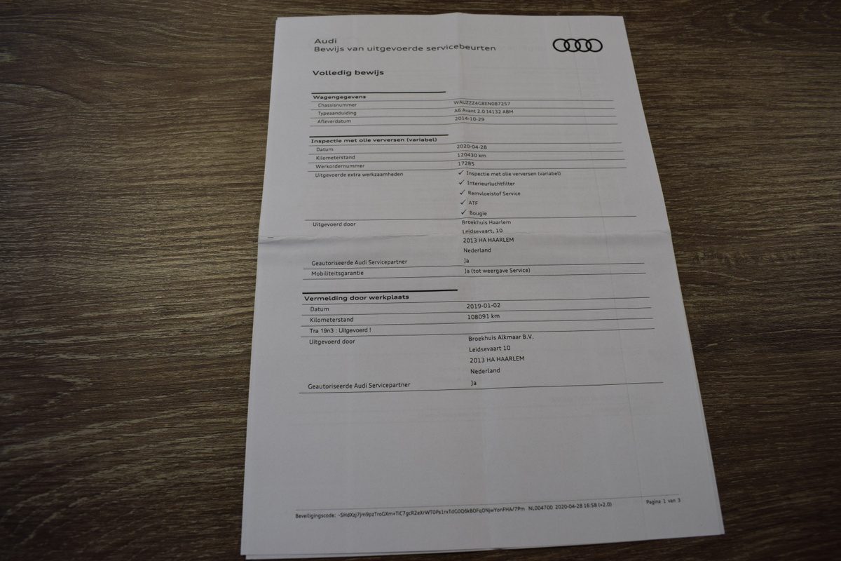 Audi A6 Avant 2.0 TFSi Automaat S-Line Sport Bi-Xenon | Half Leder | 2x S-Line | Full Map Navi | Dealer Onderhouden!!