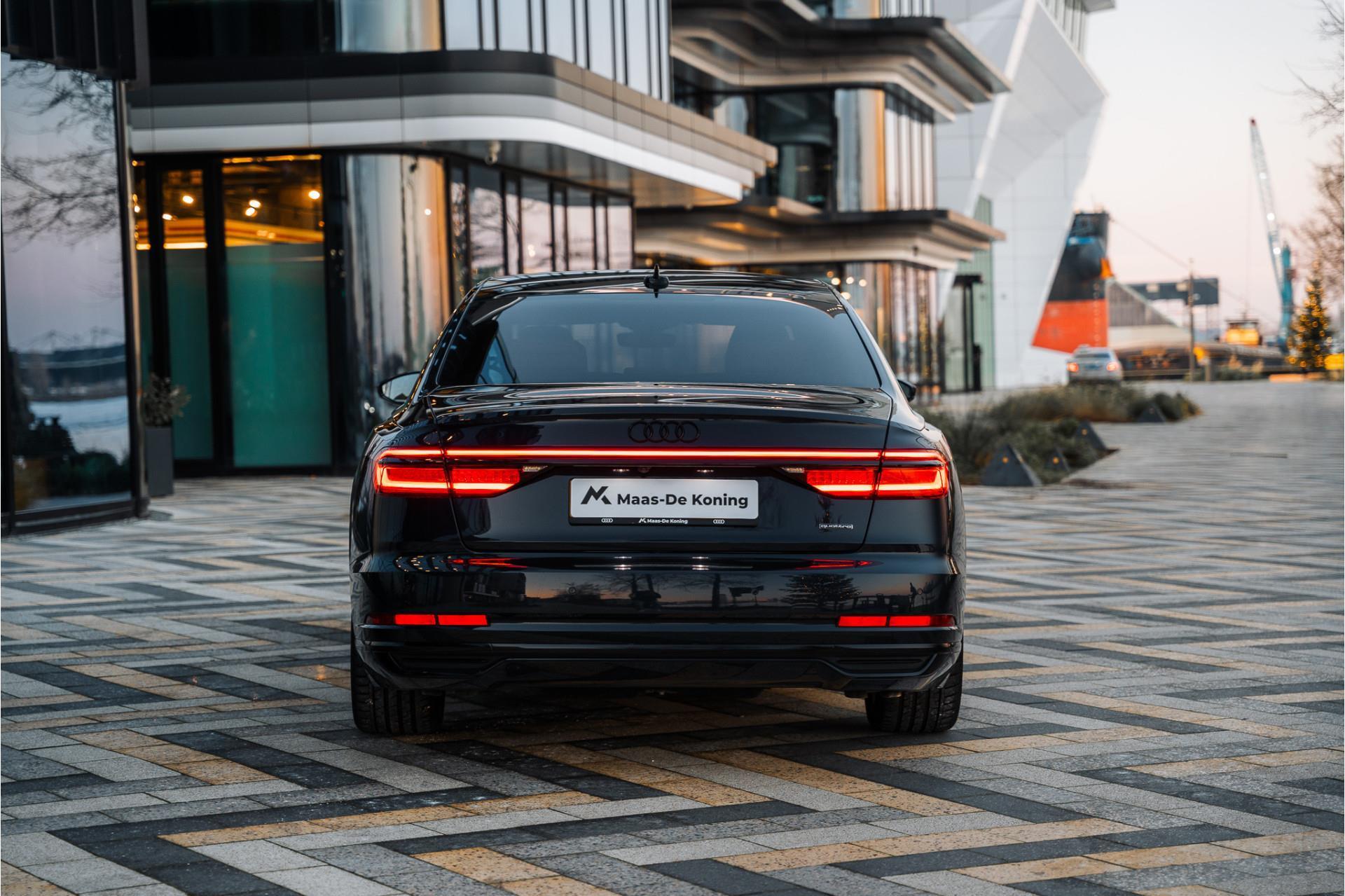 Audi A8 60 TFSIe Quattro Lang Pro Line Plus | B&O 3D Sound | ACC | Luchtvering | Servosluiting | 360 Camera | Panoramadak | 20” Inch | Garantie t/m 23-04-2025 of 100.000km