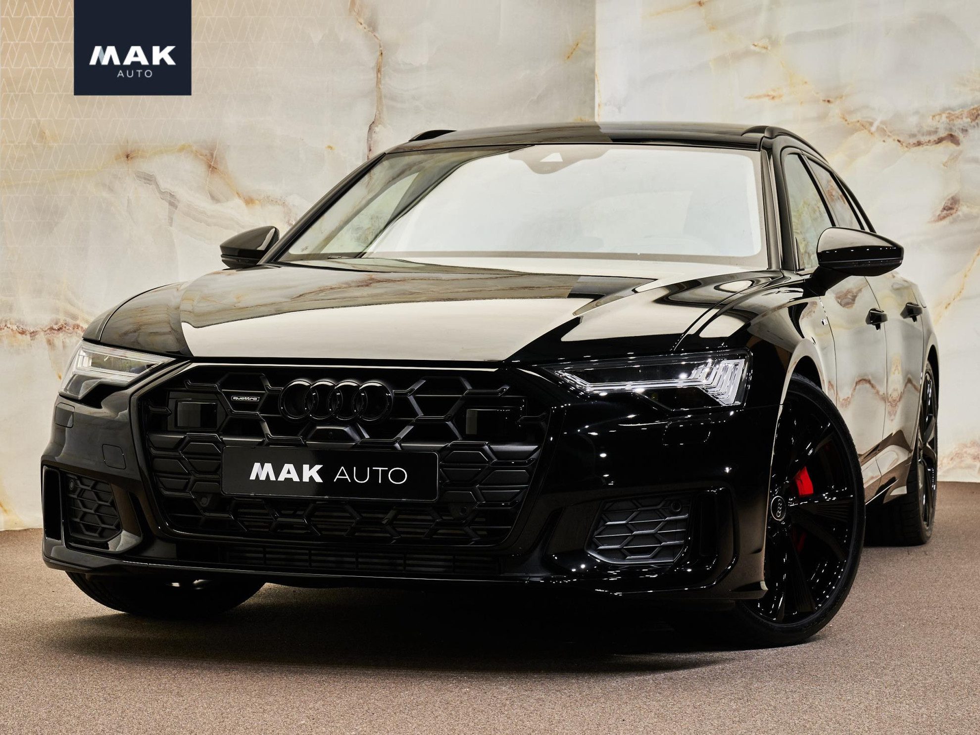 Audi A6 Avant 55 TFSI e Quattro S Edition, S Sportstoelen, nachtz., B&O, pano, tr.haak, topview, ACC, keyless, 22″, NP116k