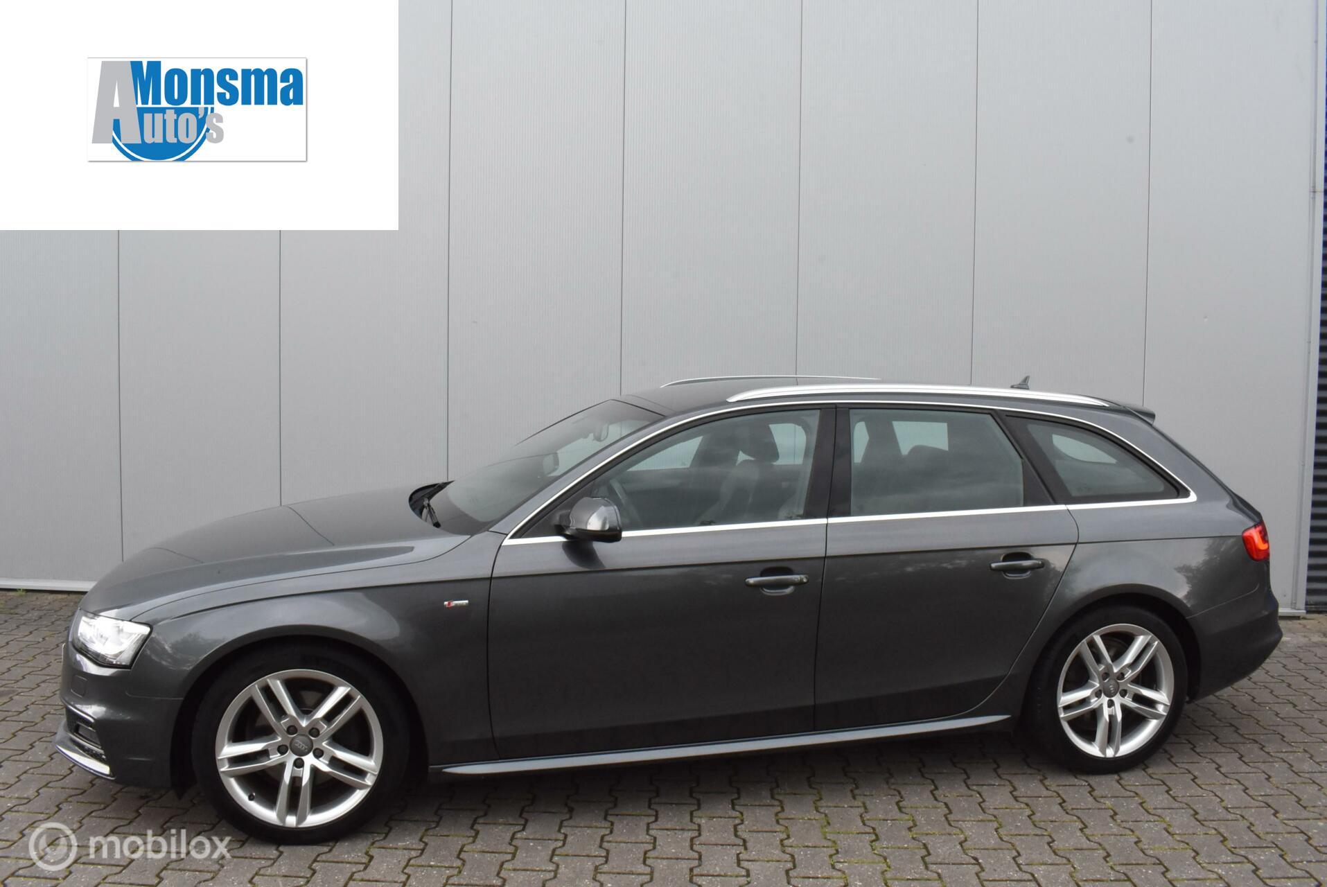 Audi A4 Avant 1.8 TFSI S-Line 2012 Daytonagrijs Xenon Navi Afn. trekhaak 18″ LMV Zeer mooi!