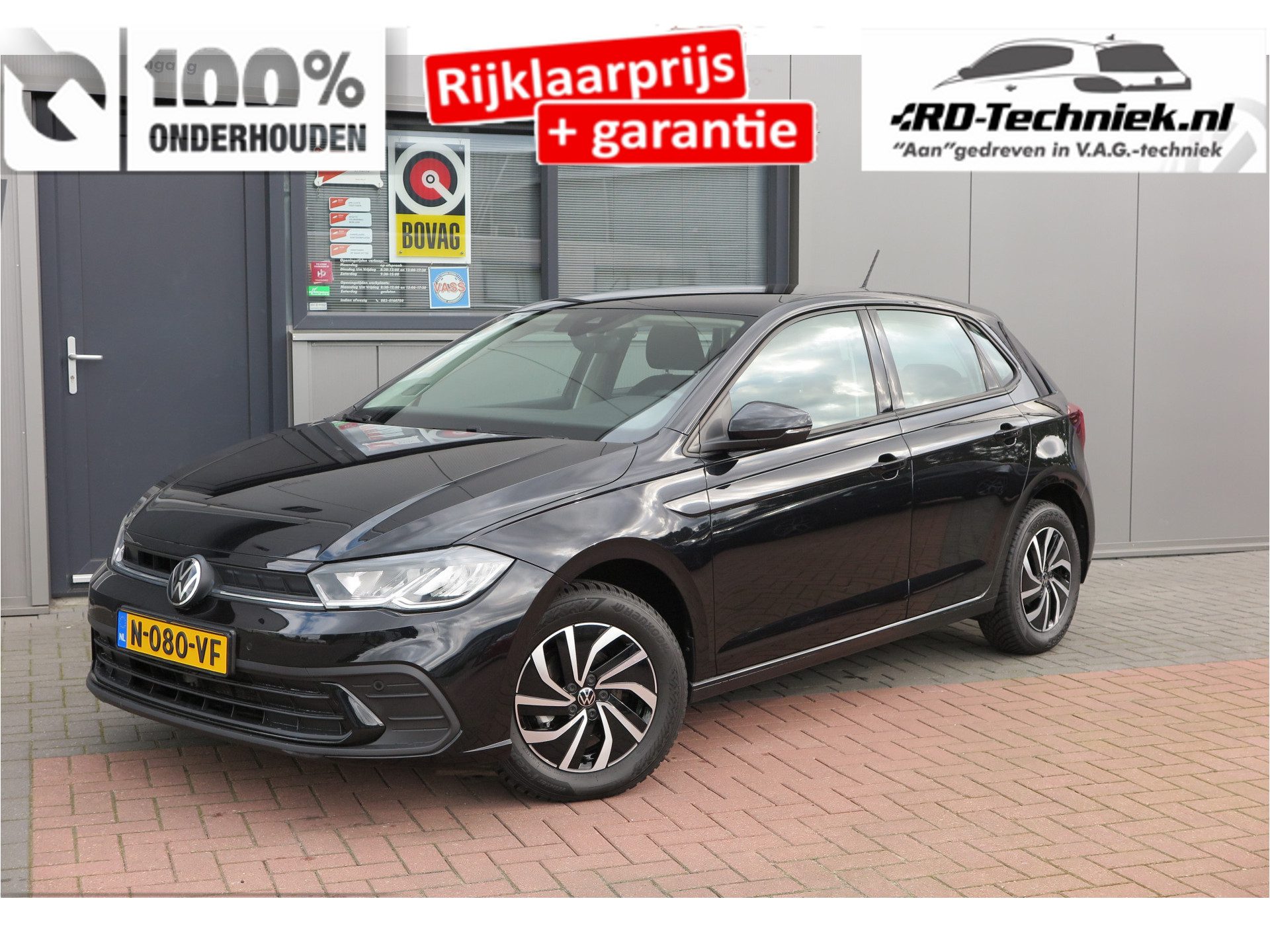 Volkswagen Polo 1.0 TSI 95pk Life Adaptive cruise, DAB+ , Carplay, PDC , Buitenspiegels inklapbaar. Navigeren via smartphone,etc.