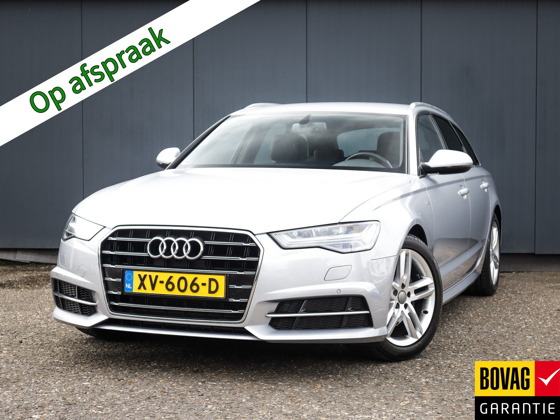 Audi A6 Avant 1.8 TFSI ultra Advance Sport (191 PK) 1e-Eig, Audi-Dealer-Onderh, 12-Mnd-BOVAG, NL-Auto, S-line, Navigatie, , Alarm-Klasse-3, Cruisecontrol, Parkeersensoren-V+A, Elek.-Achterklep, Licht-Zicht-Pakket, Sportstoelen, Lm-Velgen-18Inch, Privacy-Glas