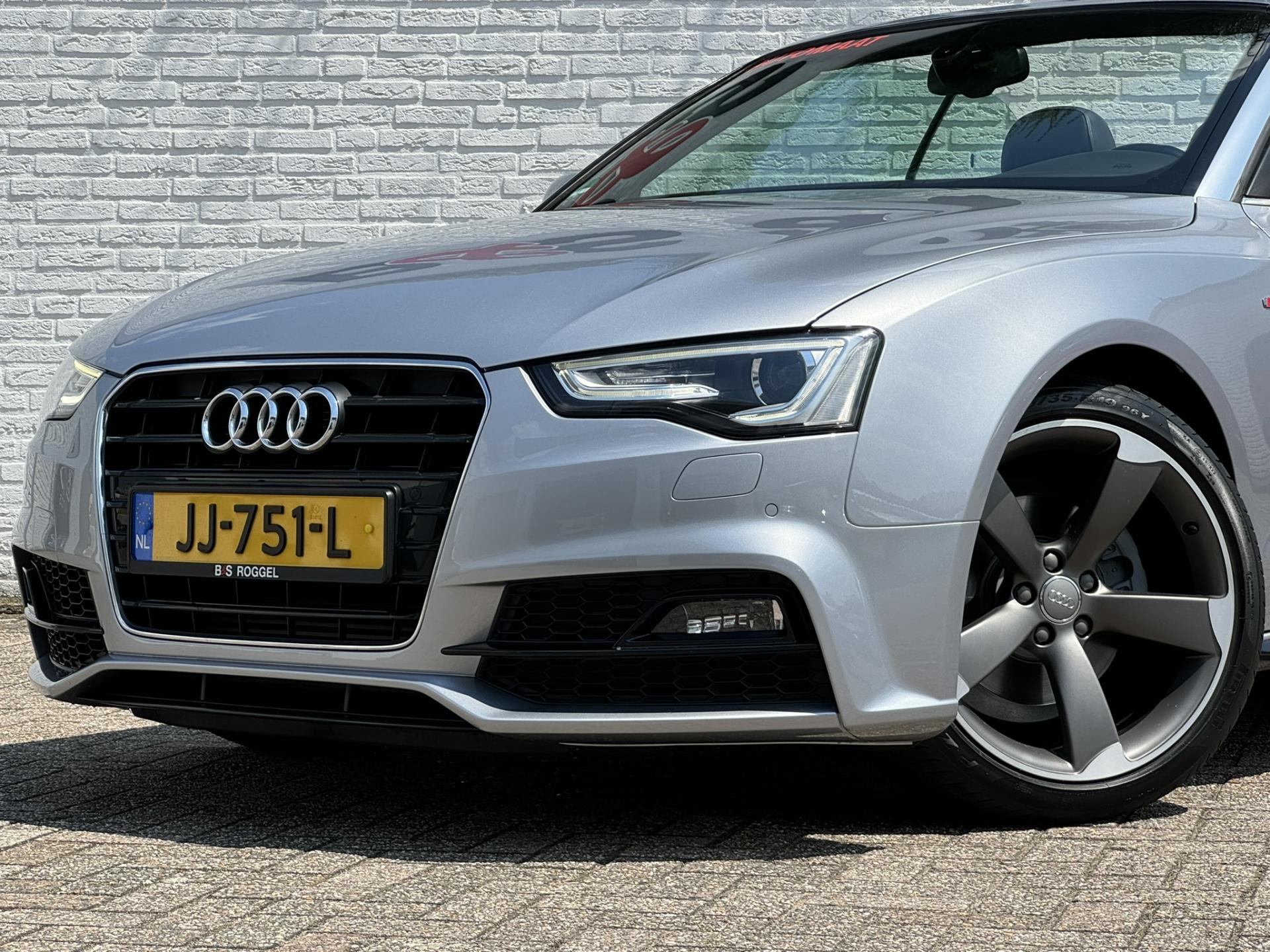 Audi A5 Cabriolet 1.8 TFSI Sport Competition S-line Topstaat! Elektrisch verwarmd + gekoeld Leder Trekhaak afneembaar