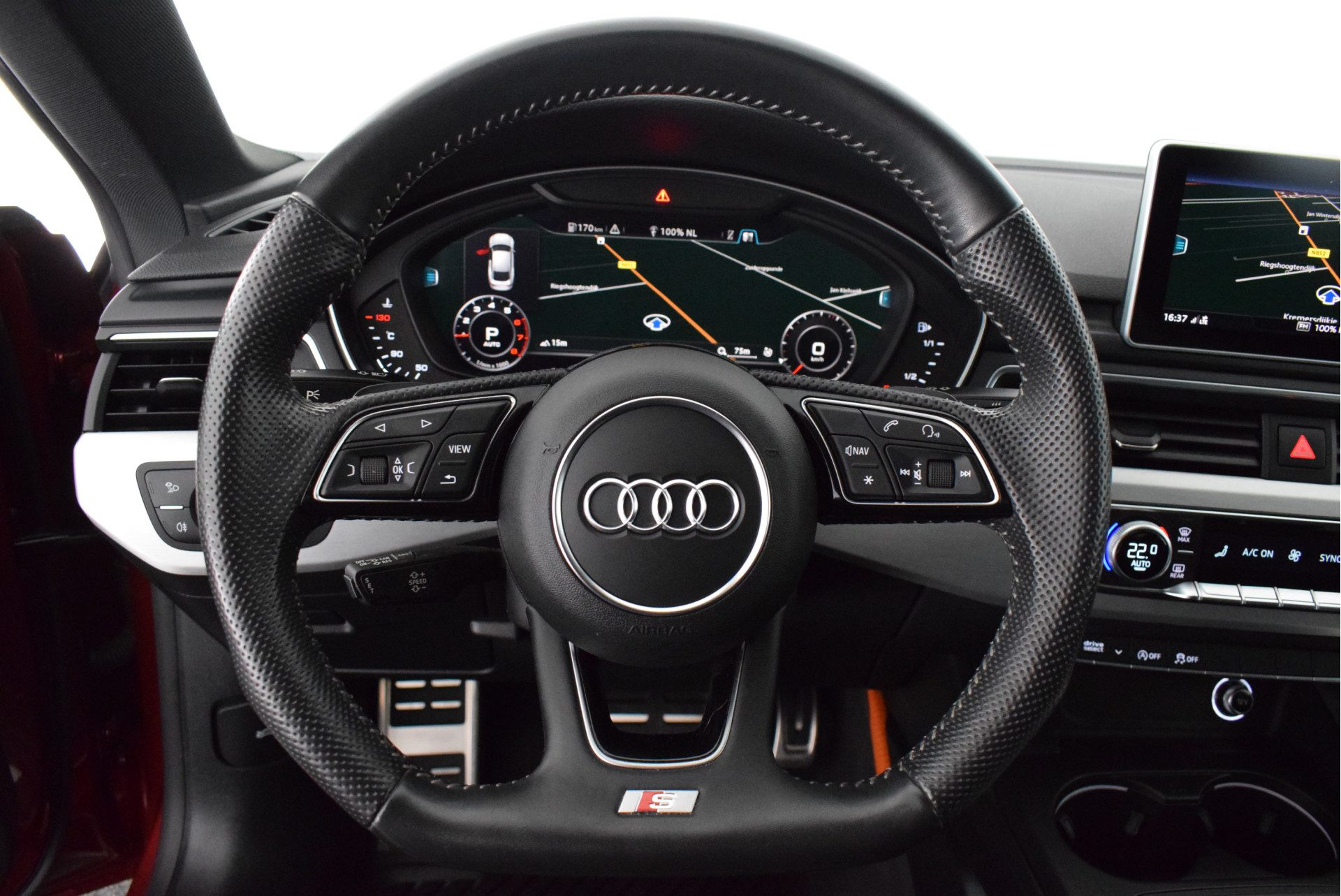 Audi A5 Sportback 35 TFSI 150pk S-Tronic 2x S-Line Black Edition Trekhaak Virtual Cockpit Navigatie