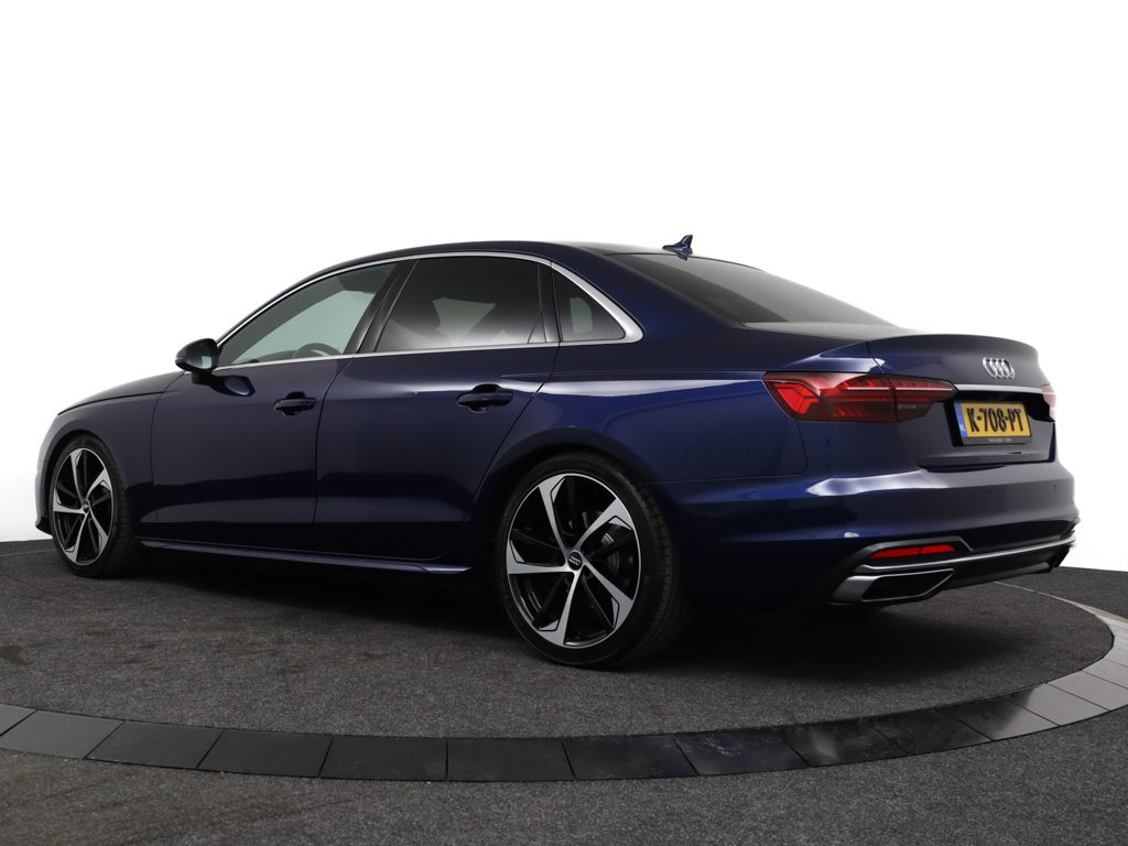 Audi A4 Limousine TFSI 150 PK S-LINE Launch Edition Sport – Navarra Blue – 12 MND GARANTIE | Virtual | PDC Camera | LED Plus | Leer | NAVI | Adap.Cruise -RIJKLAAR