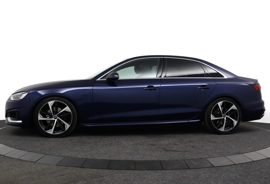 Audi A4 Limousine TFSI 150 PK S-LINE Launch Edition Sport – Navarra Blue – 12 MND GARANTIE | Virtual | PDC Camera | LED Plus | Leer | NAVI | Adap.Cruise -RIJKLAAR