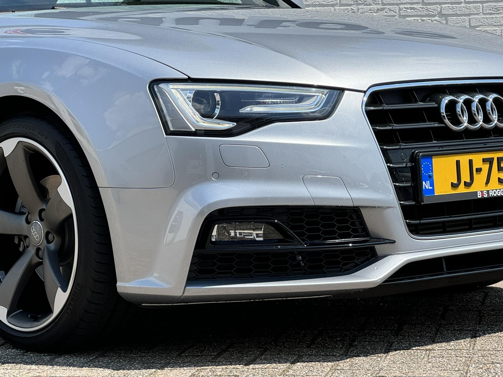 Audi A5 Cabriolet 1.8 TFSI Sport Competition S-line Topstaat! Elektrisch verwarmd + gekoeld Leder Trekhaak afneembaar