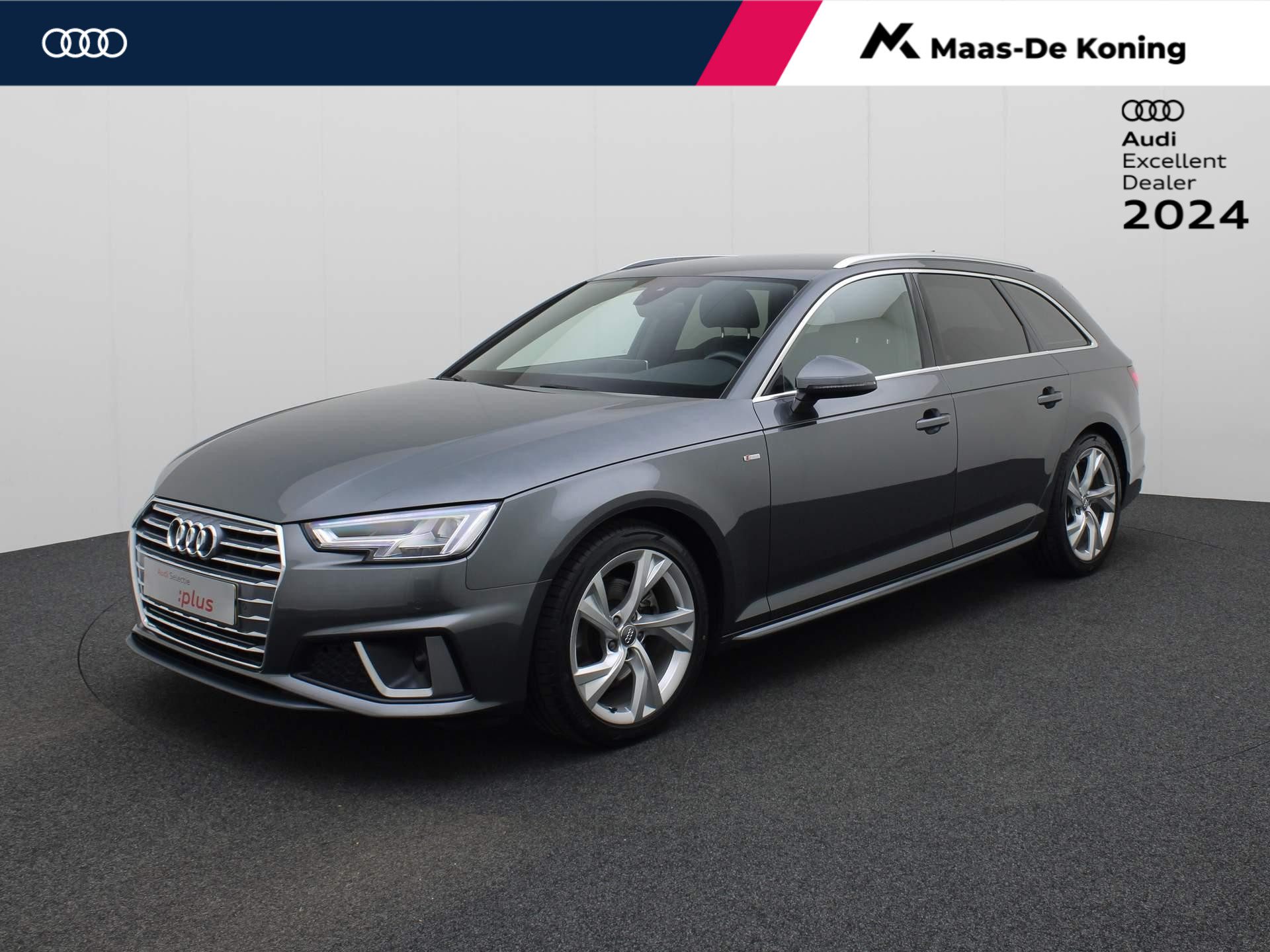 Audi A4 Avant 40 TFSI/190PK Sport S line edition · Drive select · Trekhaak · Leder/stof