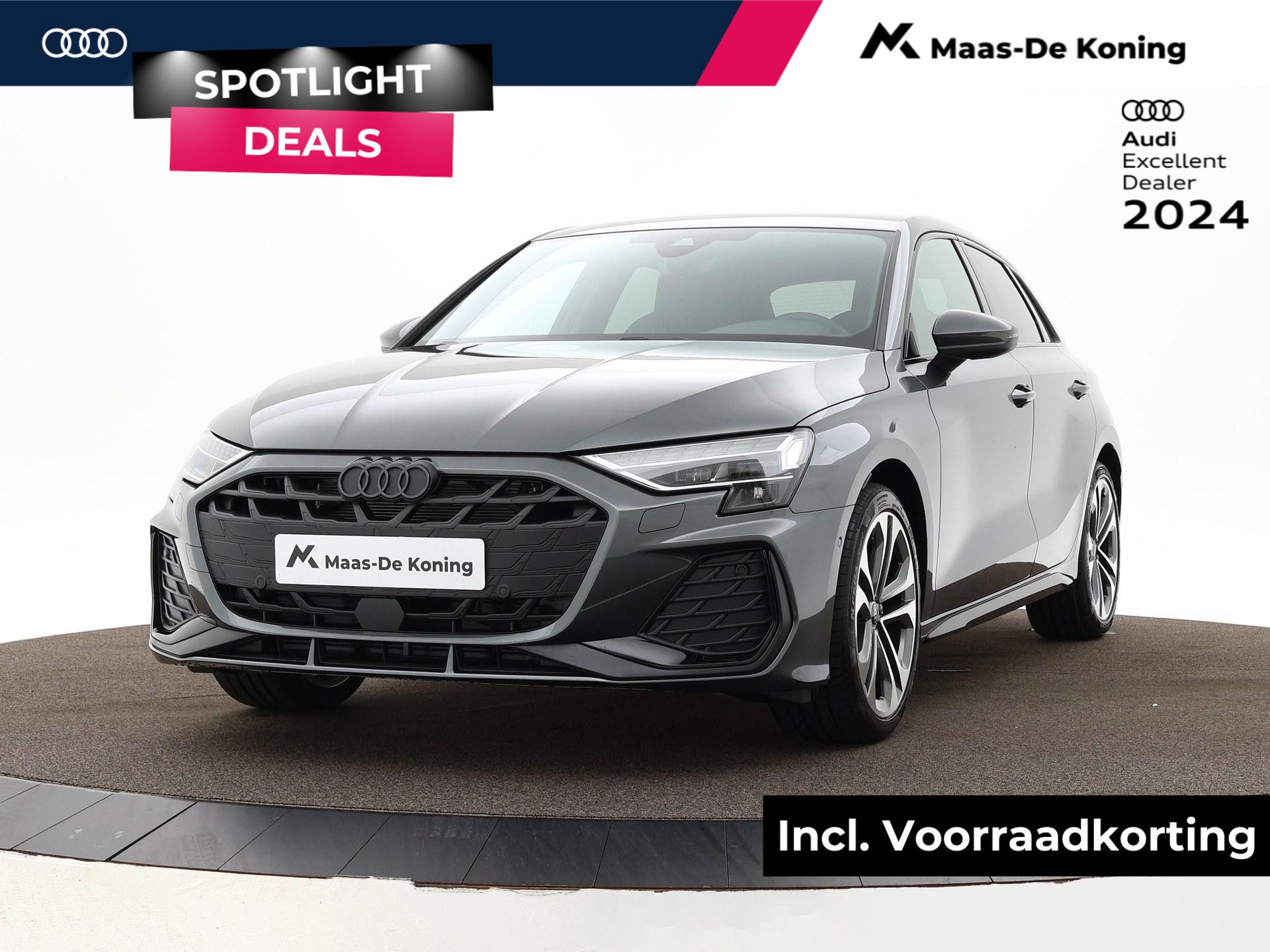 Audi A3 Sportback 35 TFSI S edition 150 PK · SONOS Premium 3D · Ass.Pakket Rijden en Parkeren · Climate pakket plus