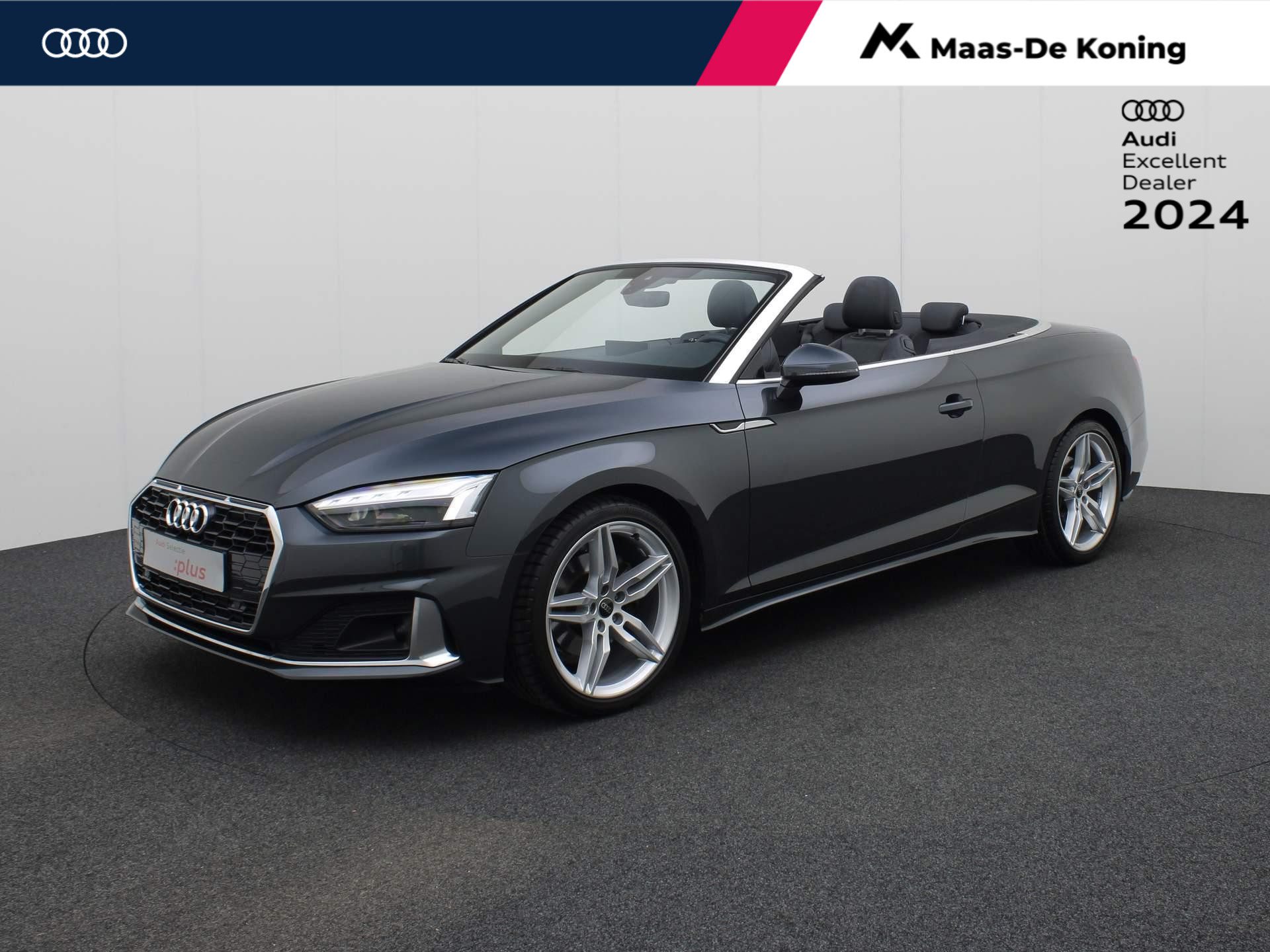 Audi A5 Cabriolet 35 TFSI/150PK Advanced · Leder/Alcantara · Drive select · Parkeersensoren + camera