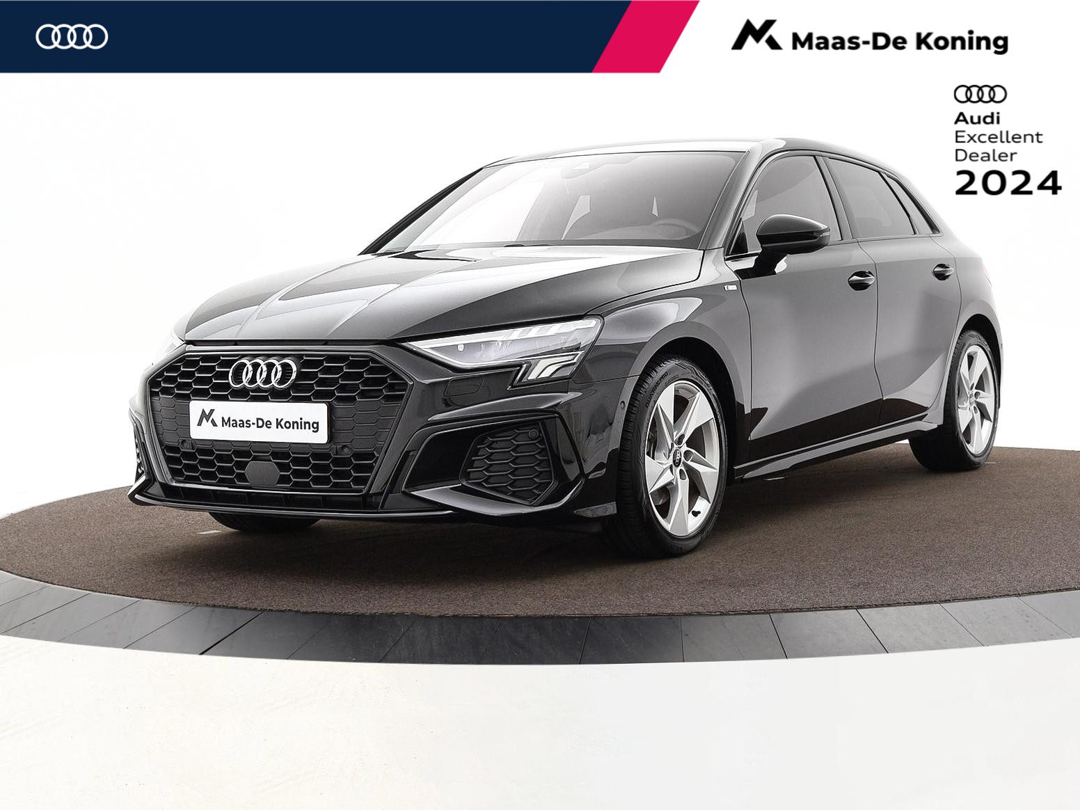 Audi A3 Sportback 30 Tfsi 110pk S-tronic S edition | ACC | DAB | Park Assist | P-sensoren | Camera | Navi | S-line | Sportstoelen | Smartphone Interface | 17” Inch | Garantie t/m 17-10-2027 of 100.000km