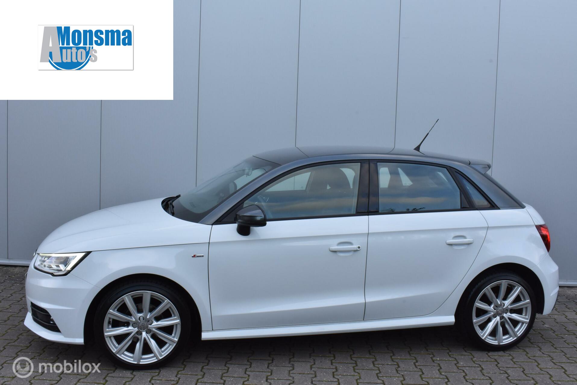 Audi A1 Sportback 1.0 TFSI AUT. S-Line 2016 Airco Cruise Stoelverwarming Navi 17″ LMV PDC LED Etc!