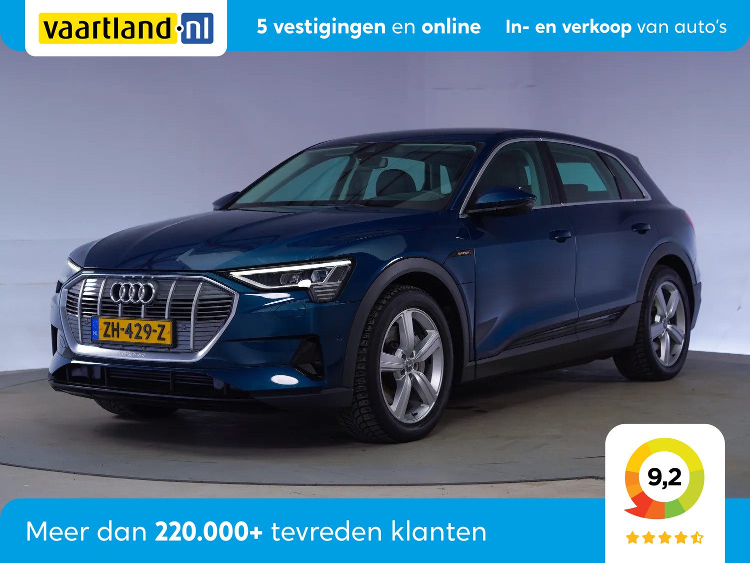 Audi e-tron 55 Quattro Advanced Pro Line Plus Aut. [ Leder Virtual Luchtvering Matrix-LED ]