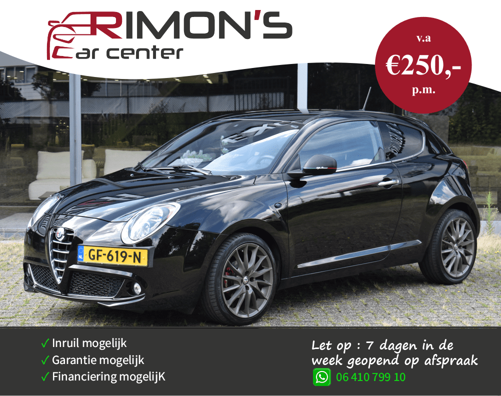 Alfa Romeo MiTo 0.9 TwinAir Esclusivo Navi Pdc Dealer Onderhouden