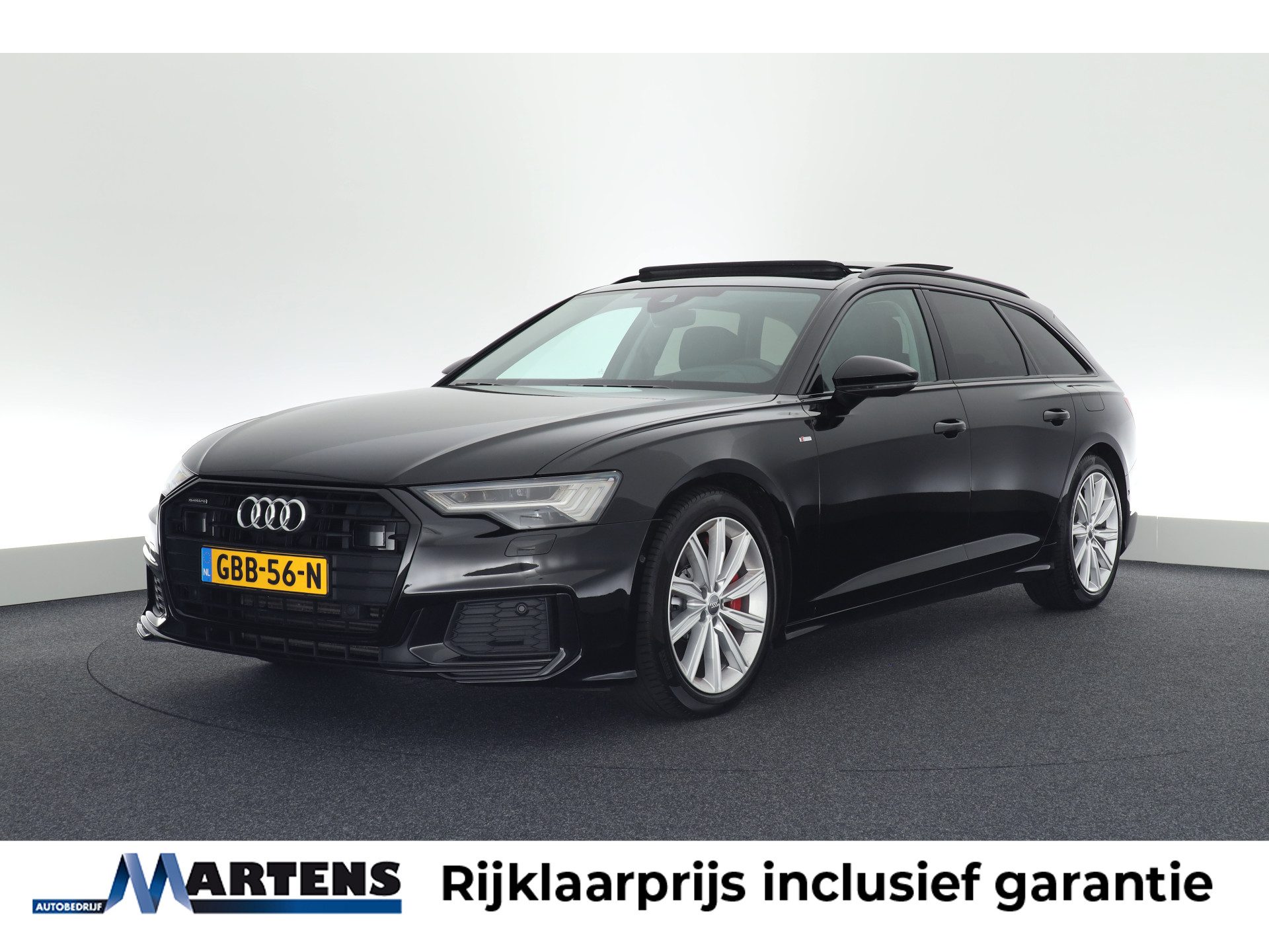 Audi A6 Avant 55 TFSI e 368pk quattro S-Line Trekhaak Camera Head-Up Keyless Leder Massage Panoramadak Navigatie