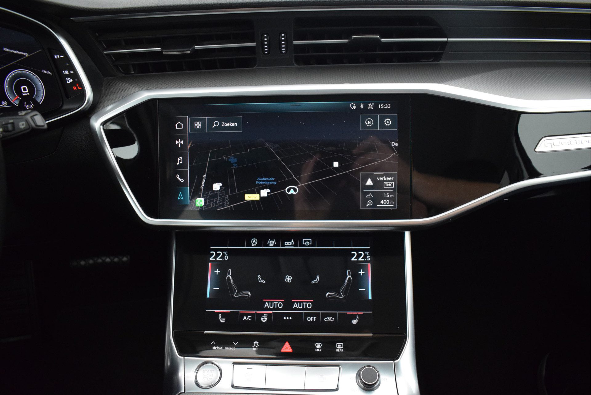 Audi A6 Avant 50 TDI 286pk S-Tronic quattro Sport Matrix Led Virtual Cockpit Leder 360Camera Navigatie