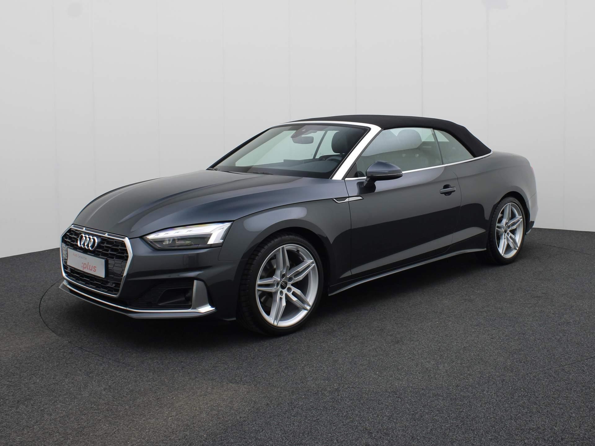 Audi A5 Cabriolet 35 TFSI/150PK Advanced · Leder/Alcantara · Drive select · Parkeersensoren + camera