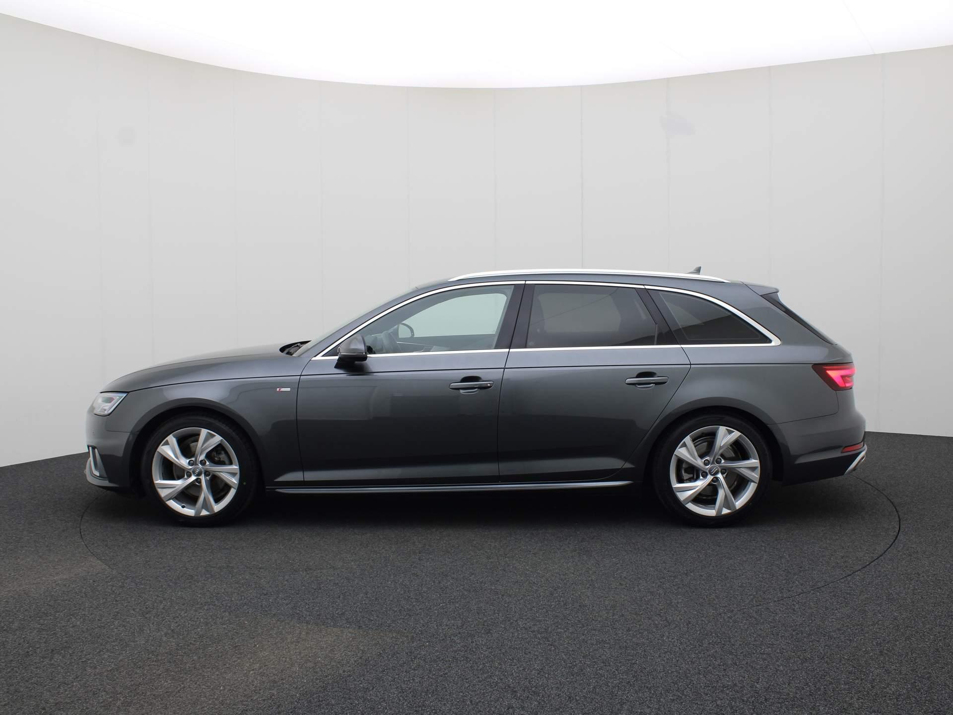 Audi A4 Avant 40 TFSI/190PK Sport S line edition · Drive select · Trekhaak · Leder/stof