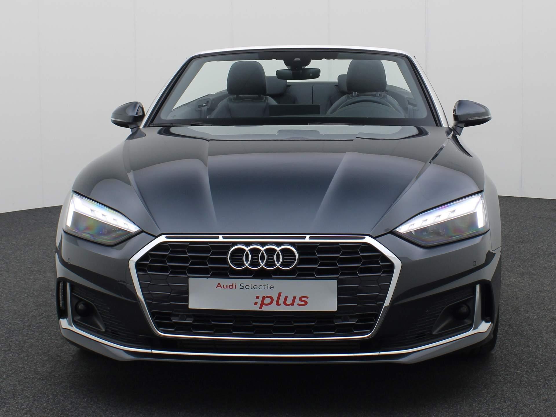 Audi A5 Cabriolet 35 TFSI/150PK Advanced · Leder/Alcantara · Drive select · Parkeersensoren + camera