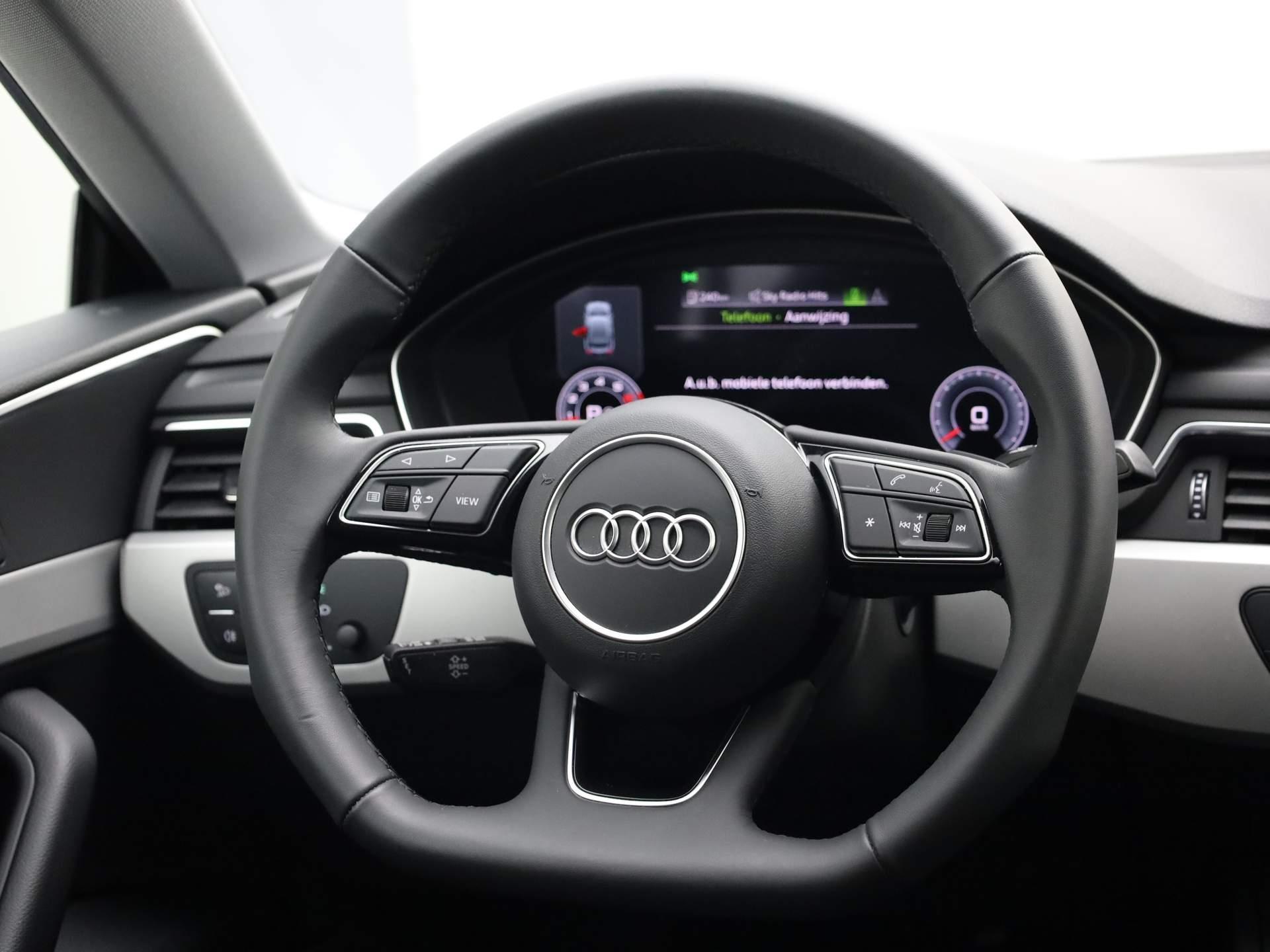 Audi A5 Sportback 40 TFSI/204PK S Line · Leder/Alcantara · Matrix-LED · Trekhaak