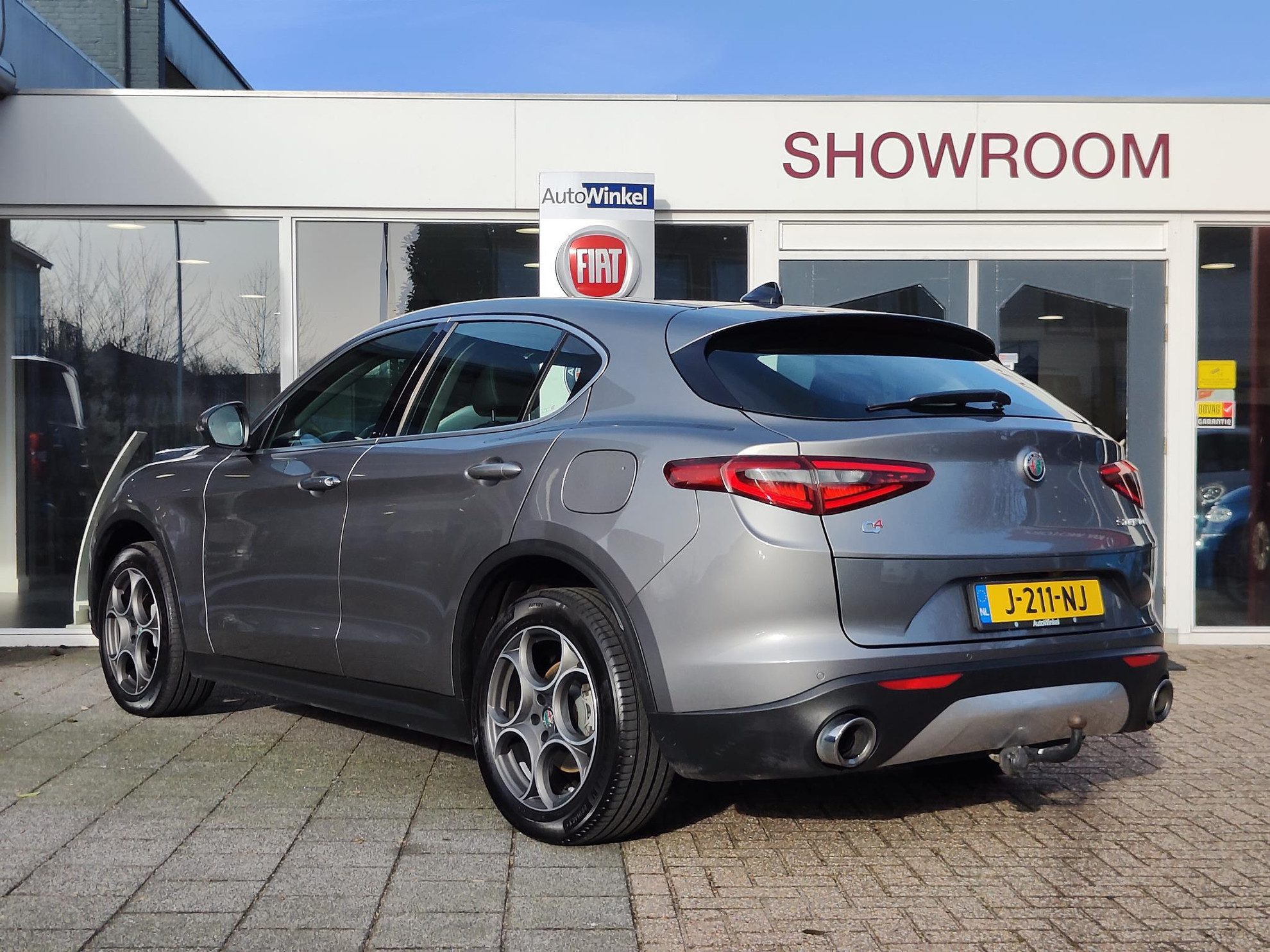 Alfa Romeo Stelvio 2.0 Turbo Aut. AWD 200pk Super | Schuif/Kantel dak | Trekhaak | Leder | Navi | Elek. Stoelen