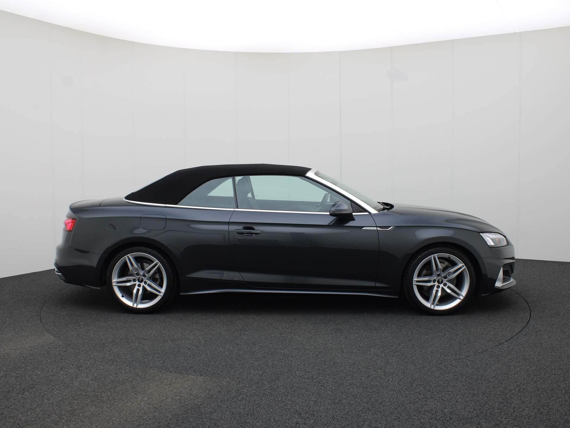 Audi A5 Cabriolet 35 TFSI/150PK Advanced · Leder/Alcantara · Drive select · Parkeersensoren + camera