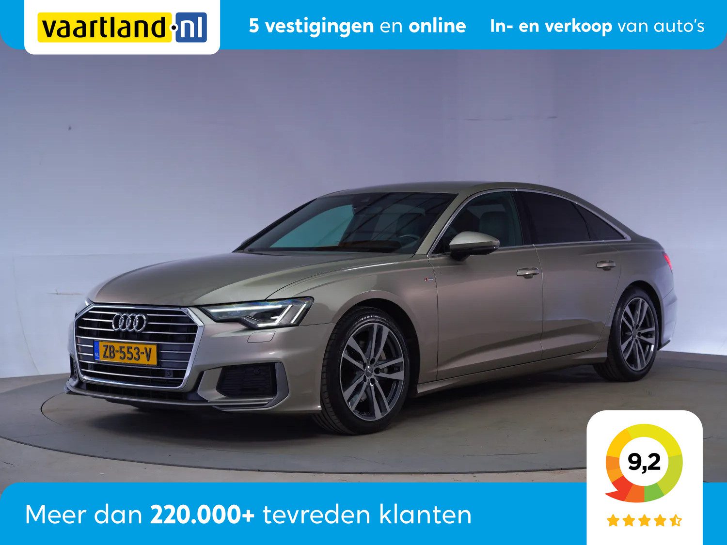 Audi A6 LIMOUSINE 45 TFSI S Line Sport Edition Aut. [ Virtual Navi Half-leder Stoelverwarming ]