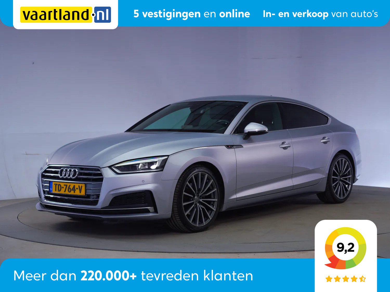 Audi A5 SPORTBACK 2.0 TFSI 190PK Sport S-line Edition Aut. [ Navi Full LED Keyless ]