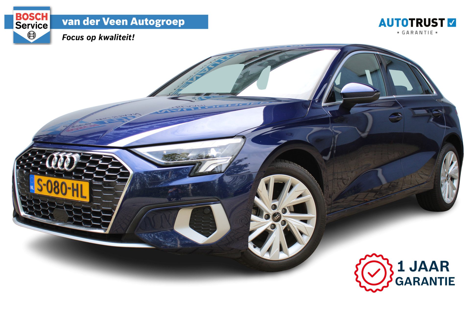 Audi A3 Sportback 30 TFSI Advanced edition | Incl. 1 jaar Garantie | 1e Eigenaar | Adaptive Cruise | Navigatie | Parkeersensoren achter | Climate controle | Keyless start | Digital cockpit | Draadloze telefoon lader | LED Koplampen | Apple CarPlay/Android auto | Origineel NL auto | NAP |