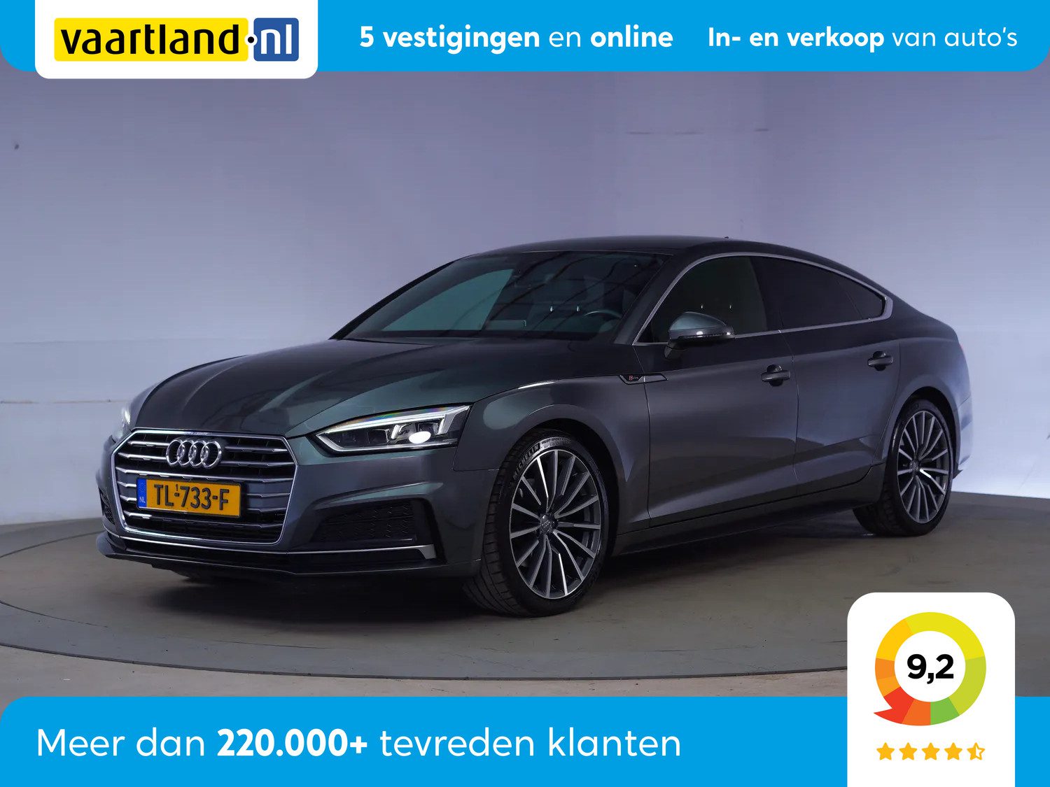 Audi A5 2.0 TFSI MHEV S-line Aut [ Nav MMI Led Virtual cockpit High performance audio ]