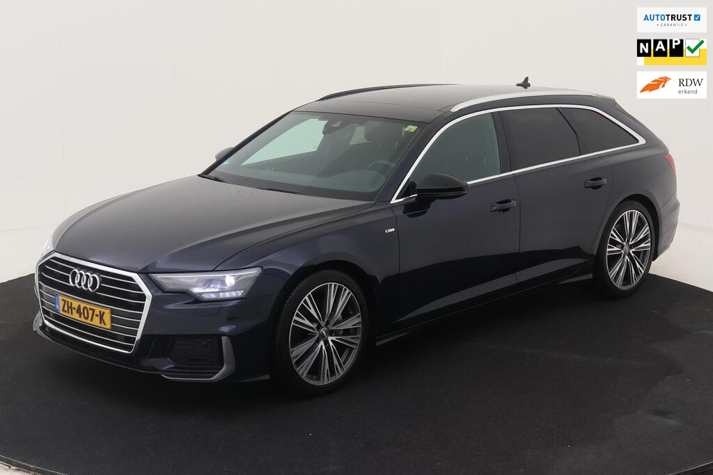 Audi A6 Avant 45 TFSI 3x S-LINE 245pk Aut. PANO l VIRTUAL l B&O l TREKHAAK l ORG.NL l SFEER l 20 INCH