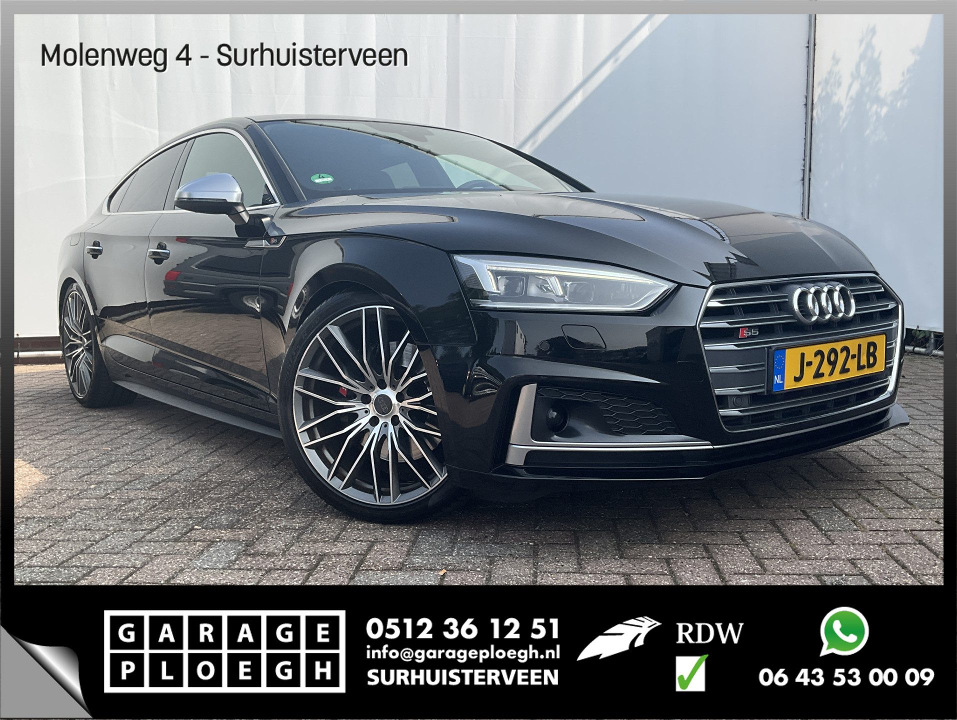 Audi A5 Sportback 3.0 TFSI 354pk S5 quattro Pro Line Plus Pano.dak B&O SportZetels S-Line