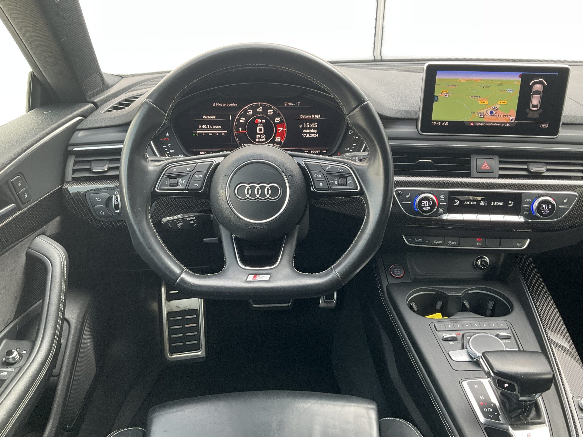 Audi A5 Sportback 3.0 TFSI 354pk S5 quattro Pro Line Plus Pano.dak B&O SportZetels S-Line