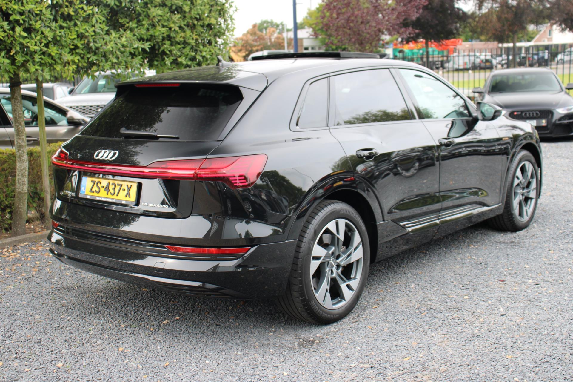 Audi E-tron 55 Quattro Advanced 1e Eig Luchtvering Virtual Pano S-Line Black Optic 20”