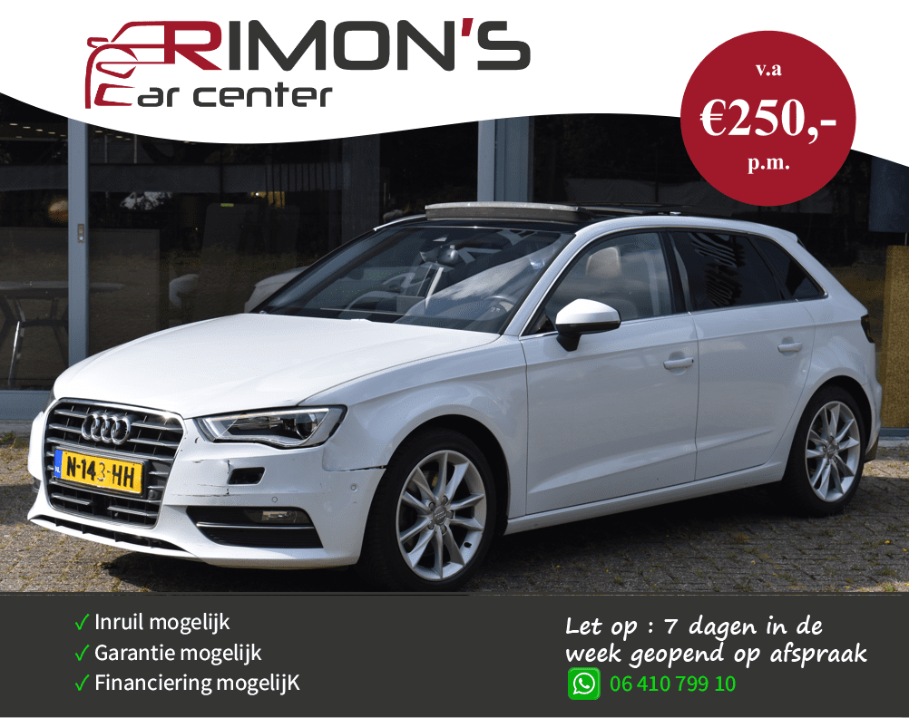 Audi A3 Sportback 1.8 TFSI S-Line Leder Navi Camera Pano Bang&olufsen Bom Vollll